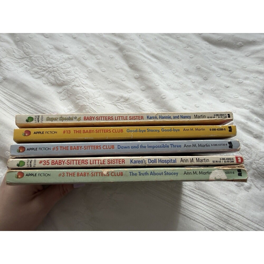 Baby-Sitters Club Book Lot of 5 Ann M. Martin Vintage Scholastic Paperbacks - Picture 2 of 12